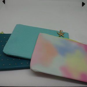 IPSY "Set of 3" Zippered Make-up Bags (NEW)